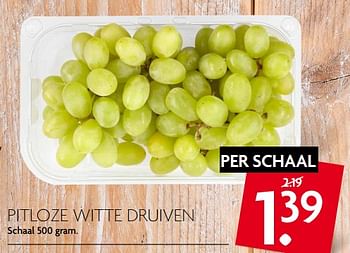 Aanbiedingen Pitloze witte druiven - Huismerk - Deka Markt - Geldig van 16/07/2017 tot 22/07/2017 bij Deka Markt