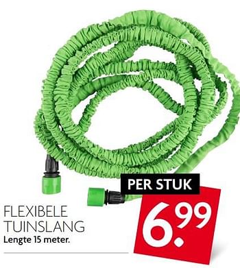 Aanbiedingen Flexibele tuinslang - Huismerk - Deka Markt - Geldig van 16/07/2017 tot 22/07/2017 bij Deka Markt