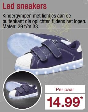 Aanbiedingen Led sneakers - Huismerk - Aldi - Geldig van 16/07/2017 tot 23/07/2017 bij Aldi