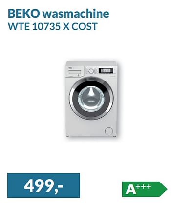 Aanbiedingen Beko wasmachine wte 10735 x cost - Beko - Geldig van 01/07/2017 tot 31/07/2017 bij Alternate