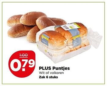 Aanbiedingen Plus puntjes - Huismerk - Plus - Geldig van 16/07/2017 tot 22/07/2017 bij Plus