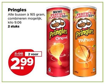 Aanbiedingen Pringles - Pringles - Geldig van 16/07/2017 tot 22/07/2017 bij Plus