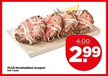 Aanbiedingen Plus houthakkers burgers - Huismerk - Plus - Geldig van 16/07/2017 tot 22/07/2017 bij Plus