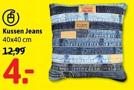 Aanbiedingen Kussen jeans - Huismerk - Xenos - Geldig van 16/07/2017 tot 30/07/2017 bij Xenos
