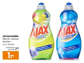 Aanbiedingen Afwasmiddel - Ajax - Geldig van 15/07/2017 tot 26/07/2017 bij Blokker