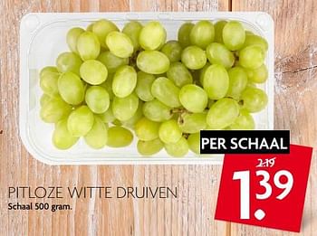 Aanbiedingen Pitloze witte druiven - Huismerk - Deka Markt - Geldig van 20/07/2017 tot 23/07/2017 bij Deka Markt