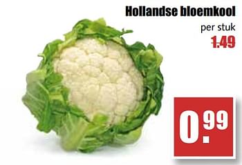 Aanbiedingen Hollandse bloemkool - Huismerk - MCD Supermarkten - Geldig van 17/07/2017 tot 22/07/2017 bij MCD Supermarkten