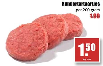 Aanbiedingen Rundertartaartjes - Huismerk - MCD Supermarkten - Geldig van 17/07/2017 tot 22/07/2017 bij MCD Supermarkten