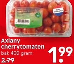 Aanbiedingen Axiany cherrytomaten - Huismerk - Em-té - Geldig van 17/07/2017 tot 22/07/2017 bij Em-té