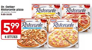 Aanbiedingen Dr. oetker ristorante pizza - Dr. Oetker - Geldig van 17/07/2017 tot 22/07/2017 bij Em-té