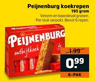 Aanbiedingen Peijnenburg koekrepen - Peijnenburg - Geldig van 16/07/2017 tot 30/07/2017 bij Trekpleister