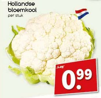 Aanbiedingen Hollandse bloemkool - Huismerk - Agrimarkt - Geldig van 17/07/2017 tot 22/07/2017 bij Agrimarkt