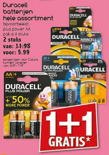 Aanbiedingen Duracell batterijen hele assortiment - Duracell - Geldig van 17/07/2017 tot 22/07/2017 bij Agrimarkt