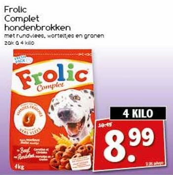 Aanbiedingen Frolic complet hondenbrokken - Frolic - Geldig van 17/07/2017 tot 22/07/2017 bij Agrimarkt