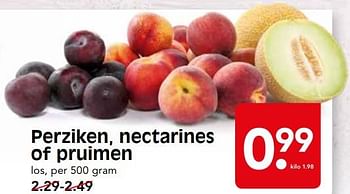 Aanbiedingen Perziken, nectarines of pruimen - Huismerk - Em-té - Geldig van 17/07/2017 tot 22/07/2017 bij Em-té