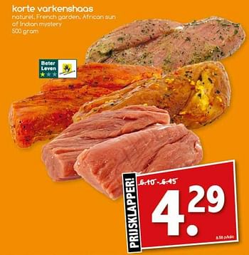 Aanbiedingen Korte varkenshaas - Huismerk - Agrimarkt - Geldig van 17/07/2017 tot 22/07/2017 bij Agrimarkt