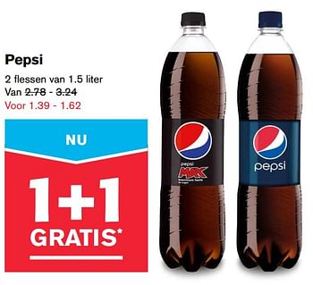 Aanbiedingen Pepsi - Pepsi - Geldig van 19/07/2017 tot 01/08/2017 bij Hoogvliet