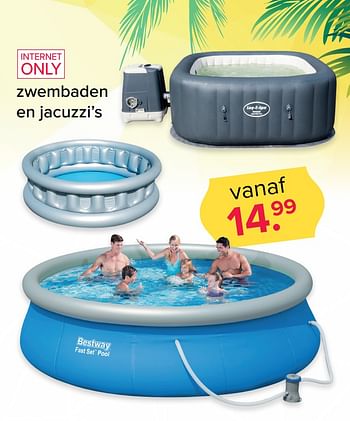 Aanbiedingen Zwembaden en jacuzzi`s - Huismerk - Kijkshop - Geldig van 17/07/2017 tot 23/07/2017 bij Kijkshop