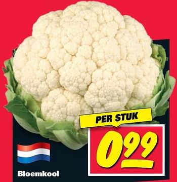 Aanbiedingen Bloemkool - Huismerk - Nettorama - Geldig van 17/07/2017 tot 23/07/2017 bij Nettorama