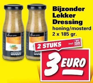 Aanbiedingen Bijzonder lekker dressing - Huismerk - Nettorama - Geldig van 17/07/2017 tot 23/07/2017 bij Nettorama