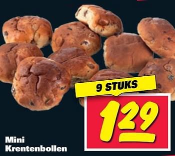 Aanbiedingen Mini krentenbollen - Huismerk - Nettorama - Geldig van 17/07/2017 tot 23/07/2017 bij Nettorama