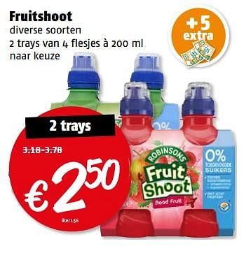 Aanbiedingen Fruitshoot - Robinsons - Geldig van 17/07/2017 tot 23/07/2017 bij Poiesz