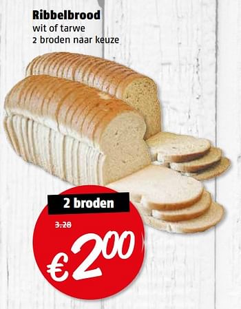 Aanbiedingen Ribbelbrood - Huismerk Poiesz - Geldig van 17/07/2017 tot 23/07/2017 bij Poiesz