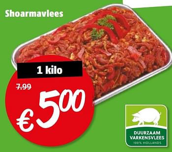 Aanbiedingen Shoarmavlees - Huismerk Poiesz - Geldig van 17/07/2017 tot 23/07/2017 bij Poiesz