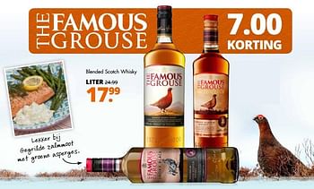 Aanbiedingen Blended scotch whisky - The Famous Grouse - Geldig van 17/07/2017 tot 29/07/2017 bij Mitra