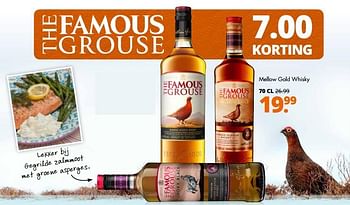 Aanbiedingen Mellow gold whisky - The Famous Grouse - Geldig van 17/07/2017 tot 29/07/2017 bij Mitra