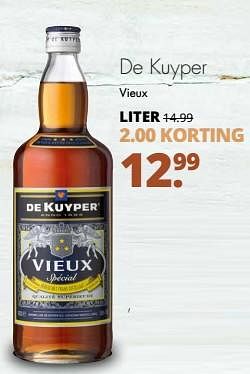 Aanbiedingen De kuyper vieux - De Kuyper - Geldig van 17/07/2017 tot 29/07/2017 bij Mitra