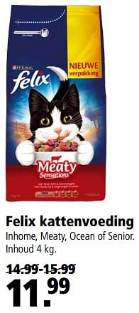 Aanbiedingen Felix kattenvoeding - Purina - Geldig van 17/07/2017 tot 30/07/2017 bij Welkoop