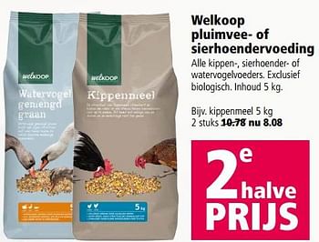 Aanbiedingen Welkoop pluimvee- of sierhoendervoeding - Huismerk - Welkoop - Geldig van 17/07/2017 tot 30/07/2017 bij Welkoop