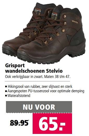 Aanbiedingen Grisport wandelschoenen stelvio - Grisport - Geldig van 17/07/2017 tot 30/07/2017 bij Welkoop