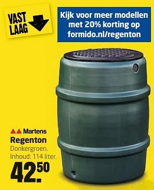Aanbiedingen Regenton - Martens - Geldig van 17/07/2017 tot 30/07/2017 bij Formido