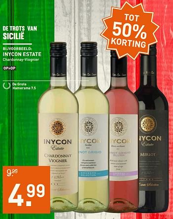 Aanbiedingen Inycon estate - Rode wijnen - Geldig van 17/07/2017 tot 30/07/2017 bij Gall & Gall
