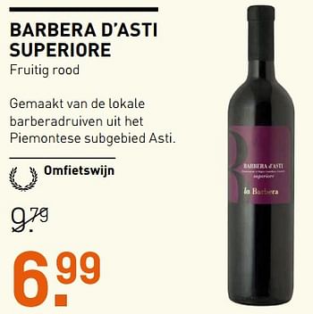 Aanbiedingen Barbera d`asti superiore - Rode wijnen - Geldig van 17/07/2017 tot 30/07/2017 bij Gall & Gall