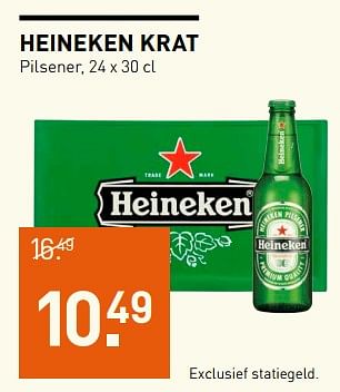 Aanbiedingen Heineken krat pilsener - Heineken - Geldig van 17/07/2017 tot 30/07/2017 bij Gall & Gall
