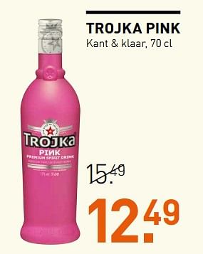 Aanbiedingen Trojka pink kant + klaar - Trojka - Geldig van 17/07/2017 tot 30/07/2017 bij Gall & Gall