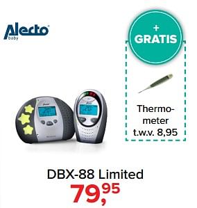 Aanbiedingen Alecto dbx-88 limited - Alecto - Geldig van 17/07/2017 tot 30/07/2017 bij Baby-Dump