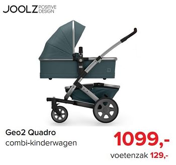 Aanbiedingen Geo2 quadro combi-kinderwagen - Joolz - Geldig van 17/07/2017 tot 30/07/2017 bij Baby-Dump