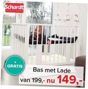 Aanbiedingen Bas met lade - Schardt - Geldig van 17/07/2017 tot 30/07/2017 bij Baby-Dump