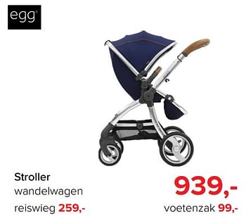 Aanbiedingen Stroller wandelwagen - Egg - Geldig van 17/07/2017 tot 30/07/2017 bij Baby-Dump