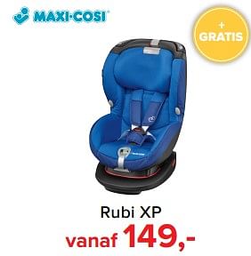 Aanbiedingen Rubi xp - Maxi-cosi - Geldig van 17/07/2017 tot 30/07/2017 bij Baby-Dump