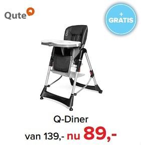 Aanbiedingen Q-diner - Qute  - Geldig van 17/07/2017 tot 30/07/2017 bij Baby-Dump