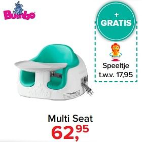 Aanbiedingen Multi seat - Bumbo - Geldig van 17/07/2017 tot 30/07/2017 bij Baby-Dump
