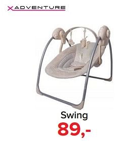 Aanbiedingen Swing - Xadventure - Geldig van 17/07/2017 tot 30/07/2017 bij Baby-Dump