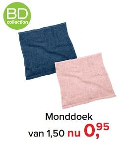 Aanbiedingen Monddoek - Huismerk - Baby-Dump - Geldig van 17/07/2017 tot 30/07/2017 bij Baby-Dump