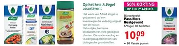 Aanbiedingen Passiflora rustgevend - A. Vogel - Geldig van 17/07/2017 tot 06/08/2017 bij Holland & Barrett