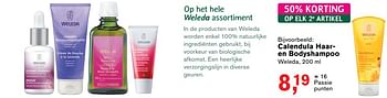 Aanbiedingen Calendula haar en bodyshampoo - Weleda - Geldig van 17/07/2017 tot 06/08/2017 bij Holland & Barrett